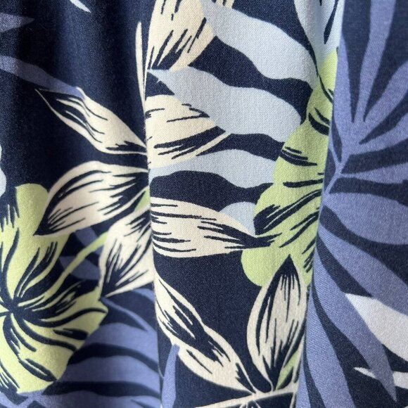 Roxy Dress Juniors Size Medium Blue & Green Everything Is Fine Strappy Mini - Picture 6 of 16